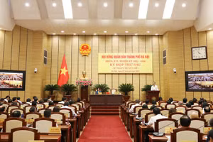 Quang cảnh kỳ họp thứ 6.