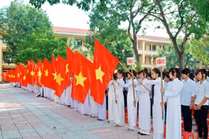 Học sinh trường THPT Gia Bình số 1 (Ảnh tư liệu).