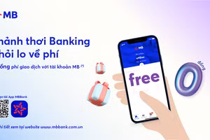 MB miễn 7 loại phí cho khách hàng.