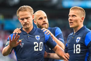Phần Lan gây bất ngờ khi đánh bại Đan Mạch tại bảng B EURO 2020.