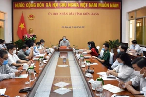 Quang cảnh cuộc họp (ảnh CTTĐT Kiên Giang).