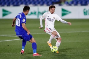 Real Madrid chia điểm với Getafe. (Ảnh: Getty).