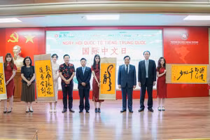 Ngày hội quốc tế tiếng Trung Quốc tại Trường ĐH Ngoại thương.