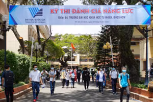 Thí sinh tham gia kỳ thi ĐGNL của ĐHQG TP.HCM