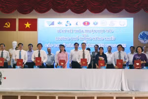 Các bên thực hiện ký kết hợp tác 