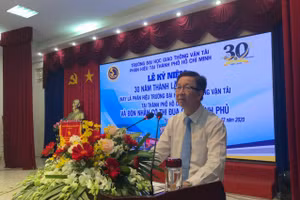 Ông Phạm Đức Hải- Phó Chủ tịch thường trực HĐND TP.HCM phát biểu tại lễ kỉ niệm