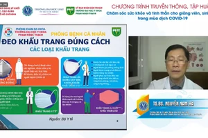 TS.BS Nguyễn Nam Hà- Trưởng Đơn vị Truyền thông Sức khỏe, Phòng khám Đa khoa Trường Đại học Y khoa Phạm Ngọc Thạch