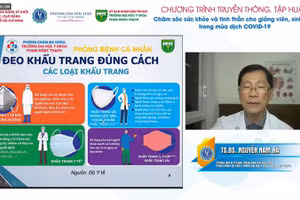 TS.BS Nguyễn Nam Hà- Trưởng Đơn vị Truyền thông Sức khỏe, Phòng khám Đa khoa Trường Đại học Y khoa Phạm Ngọc Thạch
