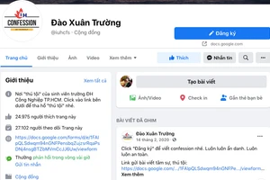 Một fanpage trường Đại học bị chiếm quyền và đổi tên.