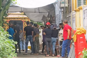 Sáng nay gia đình đã tổ chức đám tang anh H.