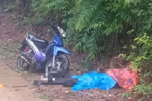 Hienj trường vụ tai nạn.