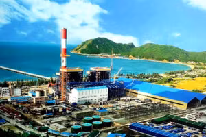 Một góc đại dự án Formosa ở Khu kinh tế Vũng Áng.