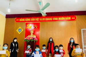 Trường tiểu học Bắc Hà, TP Hà Tĩnh luôn đồng hành, khuyến khích kịp thời cho những học sinh chăm ngoan, học giỏi.