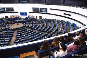 Phiên họp toàn thể của Nghị viện châu Âu.