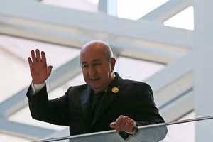 Tổng thống Algeria Abdelmadjid Tebboune.