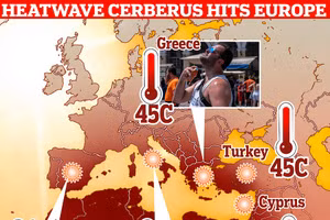 Chùm ảnh người dân châu Âu vật vã trước làn sóng nhiệt