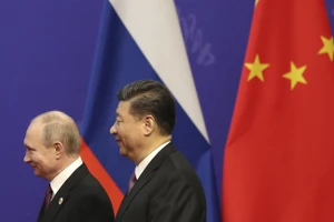 Tổng thống Nga Vladimir Putin và Chủ tịch Trung Quốc Tập Cận Bình.