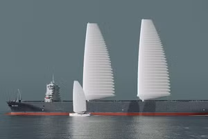 Chùm ảnh cách mạng hóa ngành vận tải biển nhờ gió và mặt trời