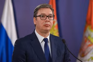Tổng thống Serbia Aleksandar Vucic.