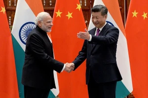 Thủ tướng Ấn Độ Narendra Modi và Chủ tịch Trung Quốc Tập Cận Bình.