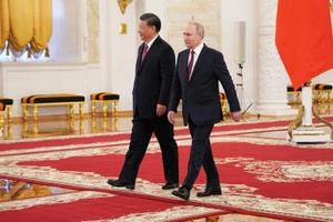 Tổng thống Nga Vladimir Putin và Chủ tịch Trung Quốc Tập Cận Bình.