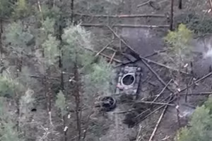 Hình ảnh lực lượng Nga phá hủy xe tăng Ukraine.