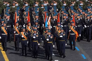 Lễ duyệt binh tại Quảng trường Đỏ.