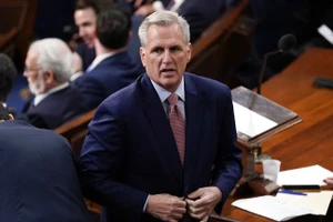 Ông Kevin McCarthy không đạt đủ số phiếu bầu để trở thành Chủ tịch Hạ viện mới của Mỹ. Ảnh: AP.