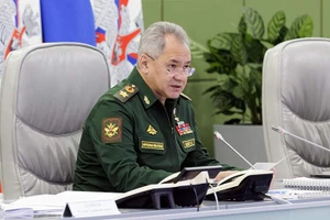 Bộ trưởng Quốc phòng Nga Sergei Shoigu.