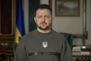 Tổng thống Ukraine Vladimir Zelensky.