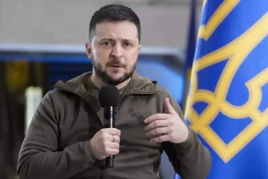 Tổng thống Ukraine Zelensky.