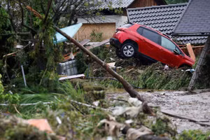 Chùm ảnh lũ lụt kinh hoàng ở Slovenia