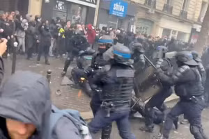 Biểu tình ở Pháp.