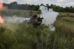 Binh sĩ Ukraine. (Ảnh: Reuters)