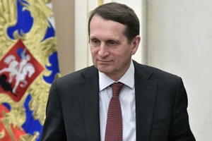 Người đứng đầu Cơ quan Tình báo Nước ngoài của Nga Sergei Naryshkin. (Ảnh: Sputnik)