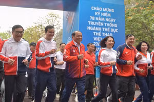 4.500 người tham dự chương trình 'Vinh quang Thể thao Việt Nam