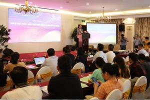 Bà Hồ Thị Quyên - Phó Giám đốc Trung tâm Xúc tiến Thương mại và Đầu tư TPHCM