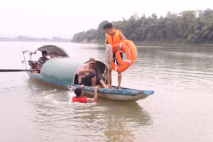 Chơi đùa, câu cá ở ao hồ tiềm ẩn nguy cơ tai nạn đuối nước. Ảnh minh hoa.