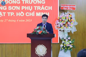 TS Lê Trường Sơn. Ảnh: Ban Truyền thông Trường Đại học Luật TPHCM.