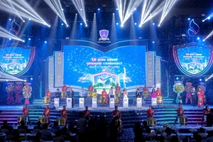 Lễ khai giảng năm học 2023-2024 và chương trình Gala chào đón tân sinh viên khóa 2023 của Trường Đại học Nguyễn Tất Thành. Ảnh: NTTU