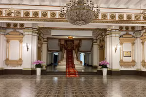 Bên trong trụ sở HĐND và UBND TPHCM. (Ảnh: Lê Nam)