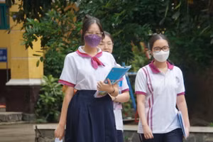 Thí sinh dự kỳ thi tốt nghiệp THPT năm 2023. Ảnh: Mạnh Tùng