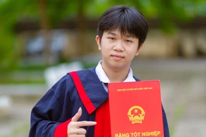 Phạm Khánh Duy, thủ khoa đầu vào Trường ĐH Bách khoa, ĐH Quốc gia TPHCM ở phương thức xét tuyển kết hợp. Ảnh: NTCC