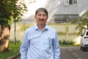 PGS.TS Nguyễn Thanh Hải tại Trường Đại học Sư phạm Kỹ thuật, tháng 11/2023. Ảnh: Mạnh Tùng