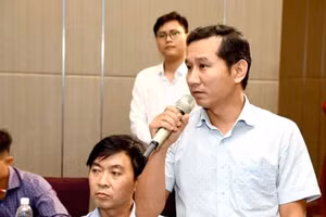 Nhà báo Võ Thanh Hùng, Báo Sài Gòn Giải Phóng. Ảnh: NVCC