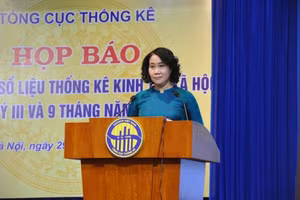 Bà Nguyễn Thị Hương - Tổng cục trưởng Tổng cục Thống kê (Bộ Kế hoạch và Đầu tư). Ảnh: GSO