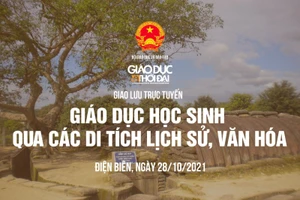 Giao lưu trực tuyến "Giáo dục học sinh qua các di tích lịch sử, văn hóa"