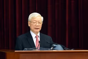 Tổng Bí thư, Chủ tịch nước Nguyễn Phú Trọng. Ảnh: VGP/Nhật Bắc 