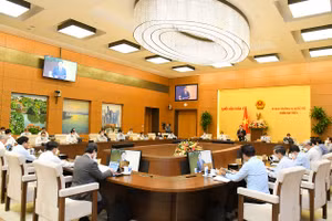 Ủy ban Thường vụ Quốc hội khai mạc phiên họp thứ 4. Ảnh: Quochoi.vn