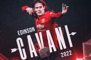 Cavani chính thức ở lại Man Utd tới tháng 6/2022.